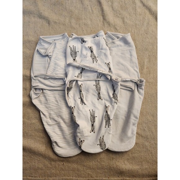 aden and anais swaddles size small/medium set of 3 - Picture 1 of 7